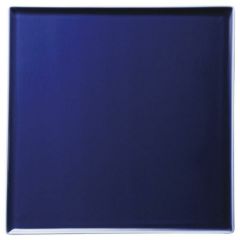 ラルジュ25cmスクエアプレート(ツヤブルー)