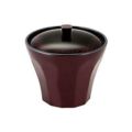 【耐熱ABS 荒彫小町カップ 漆刻/溜内黒 2.8寸】 高さ84(mm)/業務用/新品