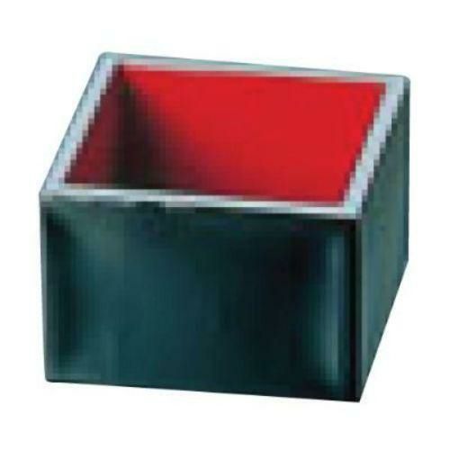 【マス 5勺 黒内朱 ABS樹脂 59×59】 幅59×奥行59×高さ40(mm)/業務用/新品