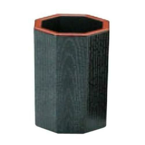 八角木目 楊枝入 黒天朱/業務用/新品