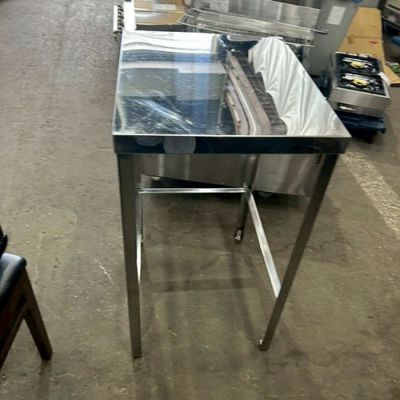 中古】作業台 三方枠 BGなし 幅425×奥行500×高さ800 【送料別途見積