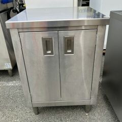 【中古】LIXIL 調理台 引戸 作業台 業務用 レストラン カフェ 中古】調理台 BGなし 幅600×奥行600×高さ850 【送料別途見積】【業務用