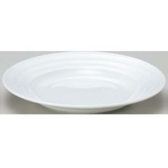 リネア ホワイト 11吋 深皿 Linea White /グループB