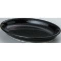 ユーラシア 26cm だ円深皿 黒御影 Eurasia Black