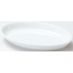 ユーラシア ホワイト 29cm だ円深皿 Eurasia White