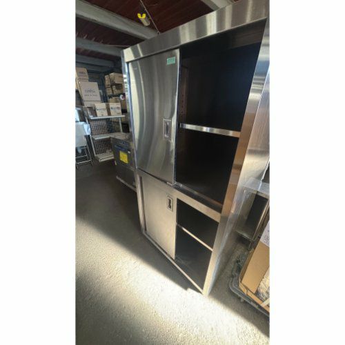 中古】食器戸棚 幅900×奥行650×高さ1800 【送料別途見積】【業務用