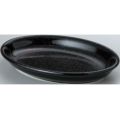 ユーラシア 21cm だ円深皿 黒御影 Eurasia Black