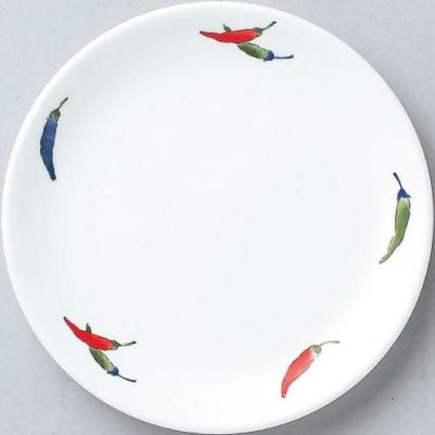 ダイヤセラム (強化) 唐辛子 I メタ 6.5吋 中皿