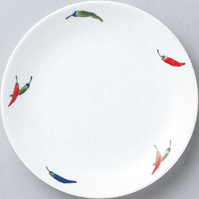 ダイヤセラム (強化) 唐辛子 I メタ 7.5吋 中皿