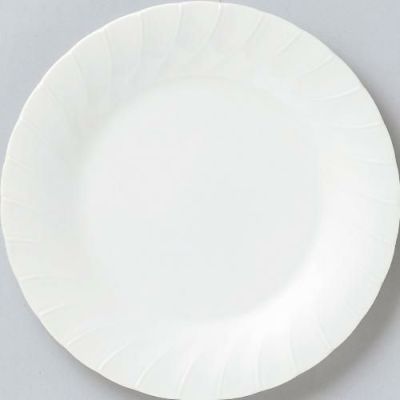 大皿 【ホワイトシェル 10吋大皿】 6-62-3 高さ28mm×直径:264  10枚入【業務用】【グループB】【プロ用】