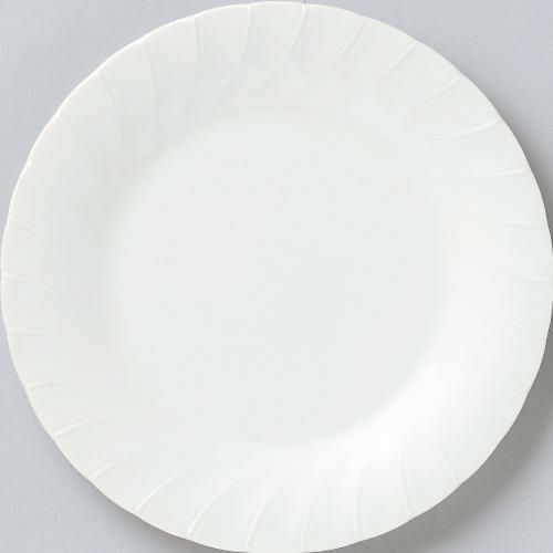 大皿 【ホワイトシェル 9吋大皿】 6-62-4 高さ23mm×直径:232  10枚入【業務用】【グループB】【プロ用】
