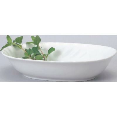 ベーカー 【ホワイトシェル べーカー】 6-62-10 幅250mm×奥行185mm×高さ51mm  10枚入【業務用】【グループB】【プロ用】
