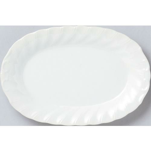 プラター 【ホワイトシェル 10吋プラター】 6-62-18 幅268mm×奥行178mm×高さ27mm  10枚入【業務用】【グループB】【プロ用】