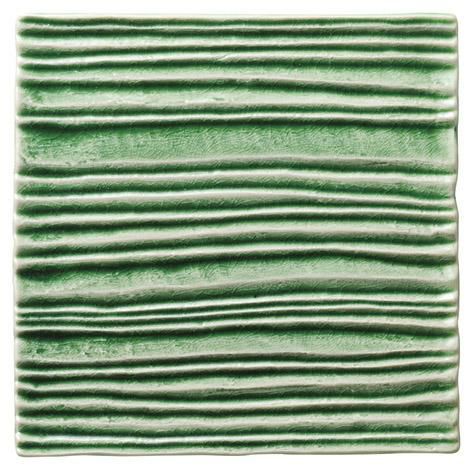 和流15cmスクエアプレート(織部流し)