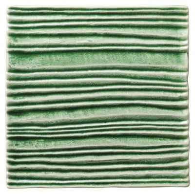 和流21cmスクエアプレート(織部流し)