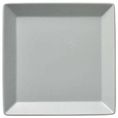 キャレ12cmスクエアプレート(Cグレー)