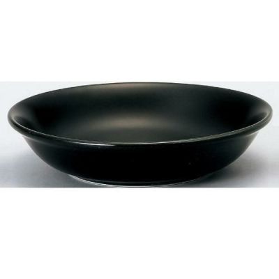 アジアン 14cm 深皿 黒マット /グループB