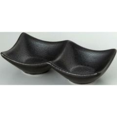 14cm 二連皿 黒耀/業務用