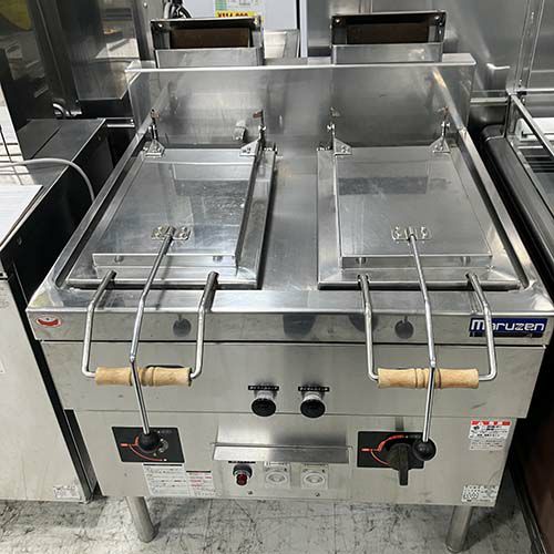 業界最長1年保証】【中古】餃子焼機 マルゼン MGZ-087WB 幅770×奥行730