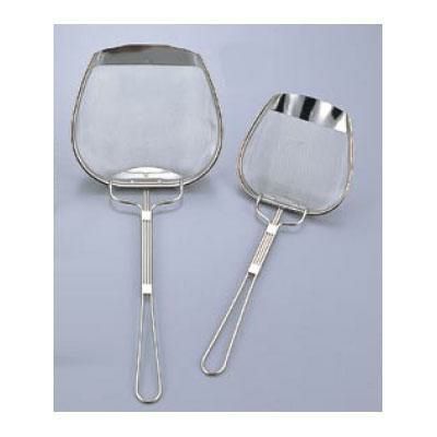 ステンレス プレス式 角型 カス揚 大 細目