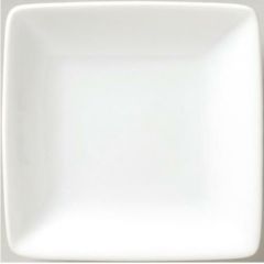 水明 白13cm正角皿