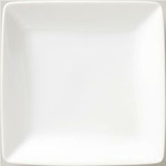 水明 白 21cm正角皿