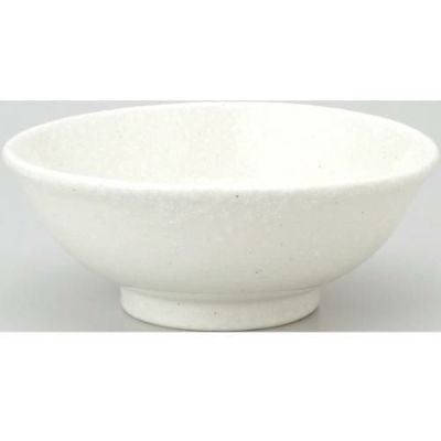 有明・粉引 反高台21cm 丼