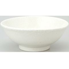 有明・粉引 反高台21cm 丼