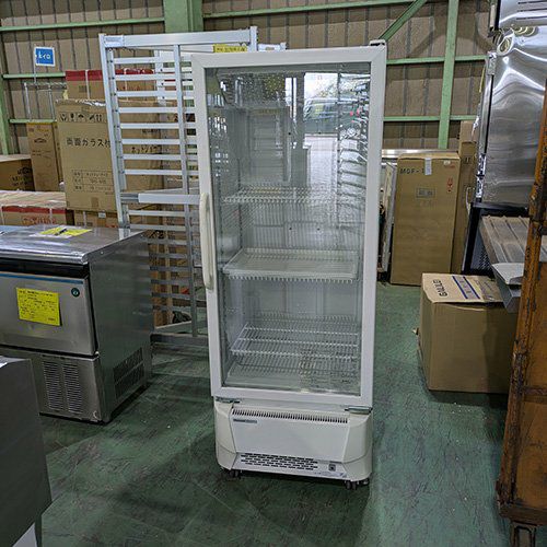 中古】冷蔵ショーケース ホシザキ USB-63B1 幅630×奥行650×高さ1880 