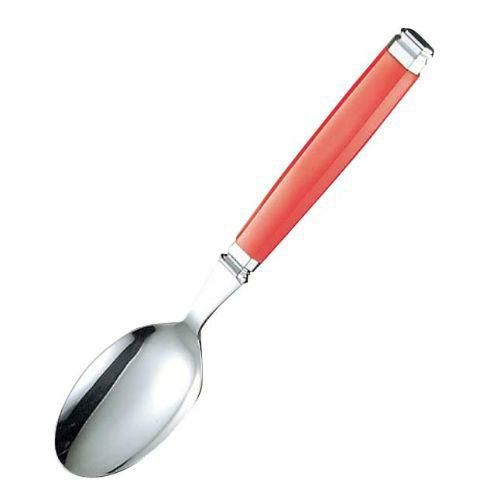18-8 ルーブル レッド デザートスプーン