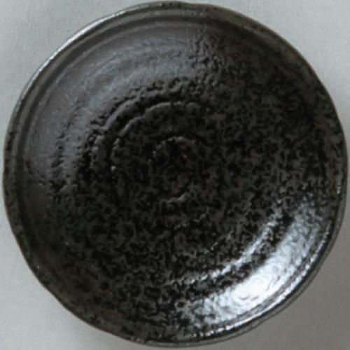 丸皿 鳴門 3.0寸皿黒耀10枚入  (業務用)/グループB