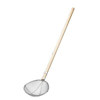 EBM 18-8 木柄 小判型 給食用スイノー 特大 6.5メッシュ