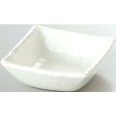 鳴門 角鉢10cm粉引