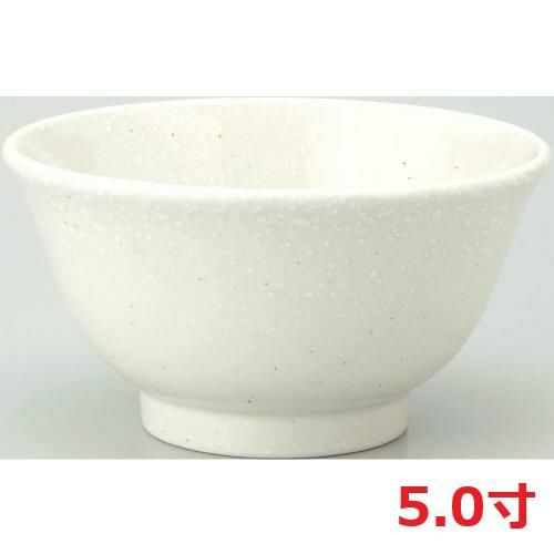 有明 反深口5.0丼粉引