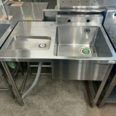 TEFL-A35W 【タニコー】 電気フライヤー 13L 幅350×奥行600×高さ800(mm