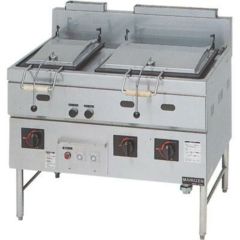 【マルゼン】ガス自動餃子焼器本格派シリーズ  MGZS-107WBT 幅1000×奥行730×高さ800mm