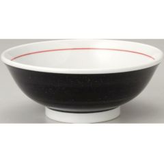 【黒中華 反高台7.0寸 丼-下絵黒巻 10個入 】【業務用】 【グループB】【プロ用】