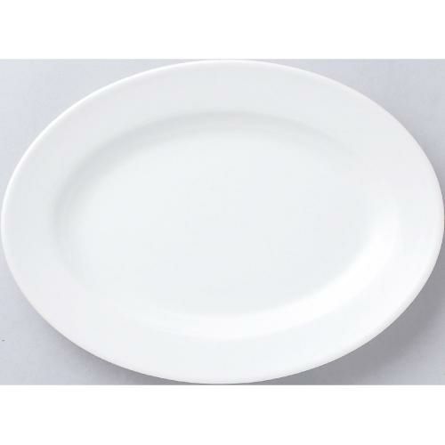 白中華 リム玉14吋プラター