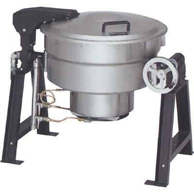 【マルゼン】ガス回転釜 36L 鋳鉄製 MKGS-T036 幅1155×奥行762×高さ780mm