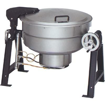 【マルゼン】ガス回転釜 55L アルミ製 MKGS-A055 幅1255×奥行862×高さ780mm
