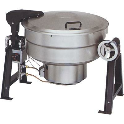 【マルゼン】ガス回転釜 80L ステンレス製 自動点火式 MKGD-S080 幅1310×奥行917×高さ780mm