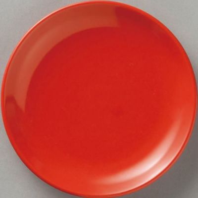 赤中華 メタ玉16cm皿赤 赤
