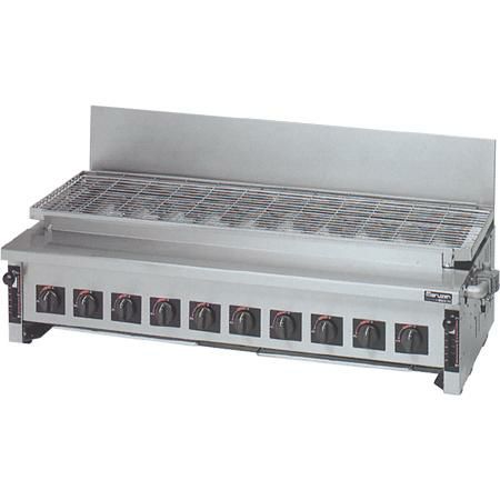 【マルゼン】ガス下火式焼物器 炭焼き 赤外線バーナータイプ 汎用型 MGKS-310 幅1130×奥行535×高さ265mm