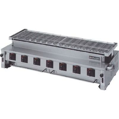 【マルゼン】ガス下火式焼物器 炭焼き 熱板タイプ 汎用型 MGK-314B 幅1110×奥行515×高さ315mm