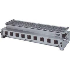 【マルゼン】ガス下火式焼物器 炭焼き 熱板タイプ 汎用型 MGK-318B 幅1390×奥行515×高さ315mm