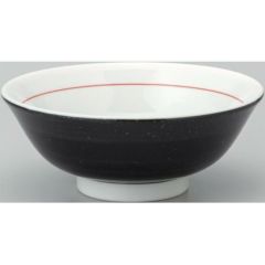 黒中華 反高台6.5丼-下絵黒巻
