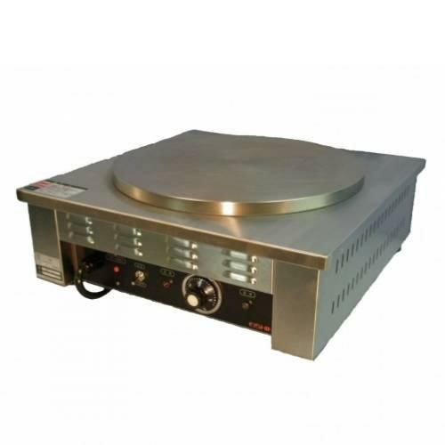 業務用/新品】エイシン 電気 クレープ焼器(一連)EC-1000 幅500×奥行500 