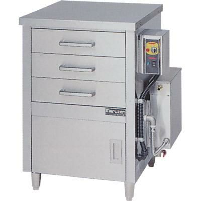 【マルゼン】蒸器 電気式 ドロワータイプ 1槽式 引出し3個 MUDE-13  幅750×奥行710×高さ960