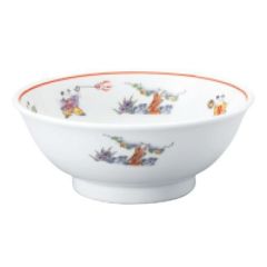 色絵唐子 反高台6.5丼 /グループB