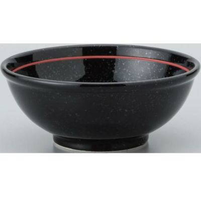 【玄 黒御影赤ライン 玉5.0丼 10個入  】/業務用/新品